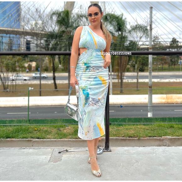 ZARA BLOGGER FAVE!!! Fitted Midi Dress NWT - Picture 13 of 16